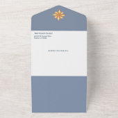 kerstfotokaart voor nativiteit all in one uitnodiging (Buitenkant)