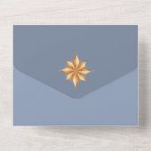 kerstfotokaart voor nativiteit all in one uitnodiging (Achterkant)