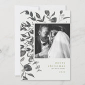 Kerstfotokaart voor wintervullingen feestdagenkaart (Voorkant)