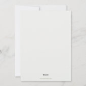 Kerstfotokaart voor wintervullingen feestdagenkaart (Achterkant)