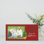 Kerstfotokaarten Aangepaste feestdag Afbeeldingen Feestdagenkaart (Staand voorkant)