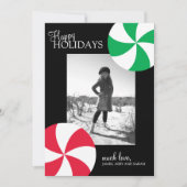 kerstfotokaarten feestdagenkaart (Voorkant)
