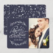 Kerstfotokaarten Feestdagenkaart (Voorkant / Achterkant)