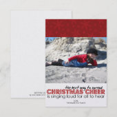 kerstfotokaarten kaart (Voorkant / Achterkant)