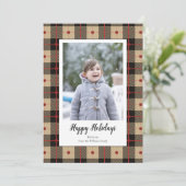 kerstfotokaarten voor iedereen feestdagenkaart (Staand voorkant)