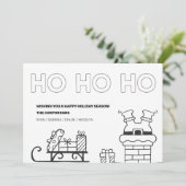 kerstfotokaarten voor vakantiekleuren (Staand voorkant)