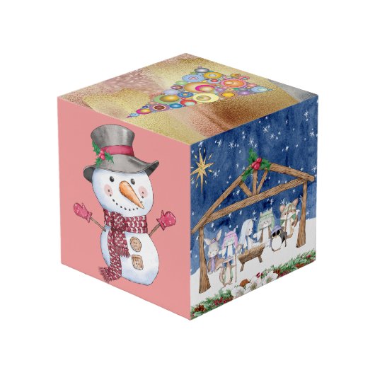 Kerstfotokubus Kubus (Achter hoekig)