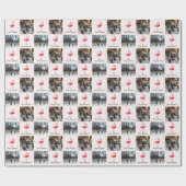 Kerstfotopapier voor kerstcadeautjes met kerstcade cadeaupapier (Vlak)