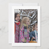 kerstfoto's bedankkaart (Achterkant)