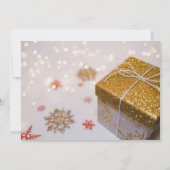 kerstfoto's bewaren de datum Kaart (Achterkant)