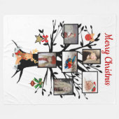 kerstfoto's - Blanket met structuur Fleece Deken (Voorkant (Horizontaal))