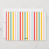 kerstfoto's collage regenboog leuk feestdagenkaart (Achterkant)