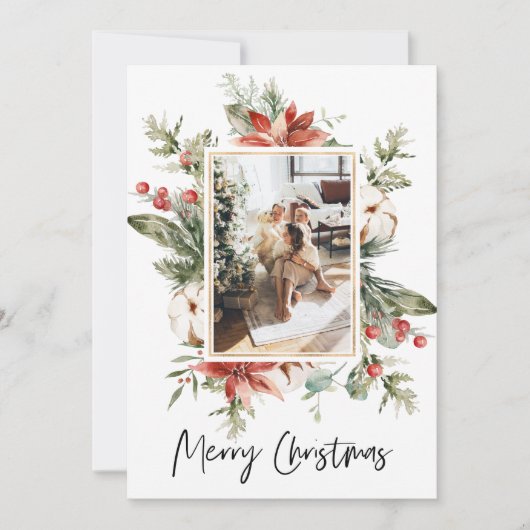 kerstfoto's en Lijst | Vrolijk kerstfeest (Voorkant)