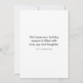 kerstfoto's en Lijst | Vrolijk kerstfeest (Achterkant)