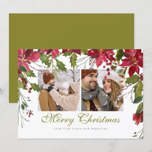 kerstfoto's gepersonaliseerd feestdagenkaart