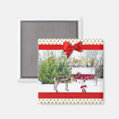 kerstfoto's magneet (Voorkant / Achterkant)