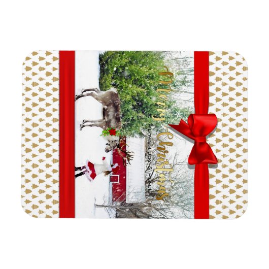 kerstfoto's magneet (Horizontaal)