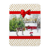 kerstfoto's magneet (Verticaal)