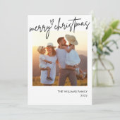 kerstfoto's met fijne kerst kerstKaarten Feestdagenkaart (Staand voorkant)