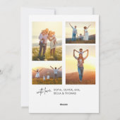 kerstfoto's met fijne kerst kerstKaarten Feestdagenkaart (Achterkant)