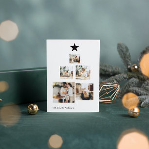 kerstfoto's met ster Happy Holiday
