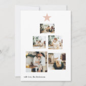 kerstfoto's| Pastel Roze | Happy Holiday (Voorkant)