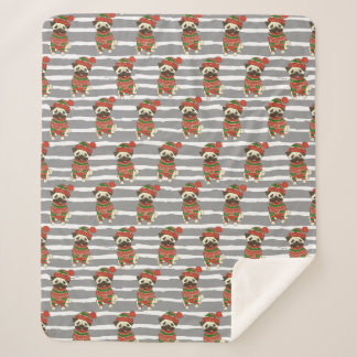 kerstfoto's sherpa deken