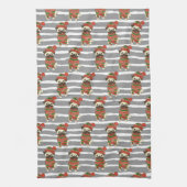 kerstfoto's theedoek (Verticaal)