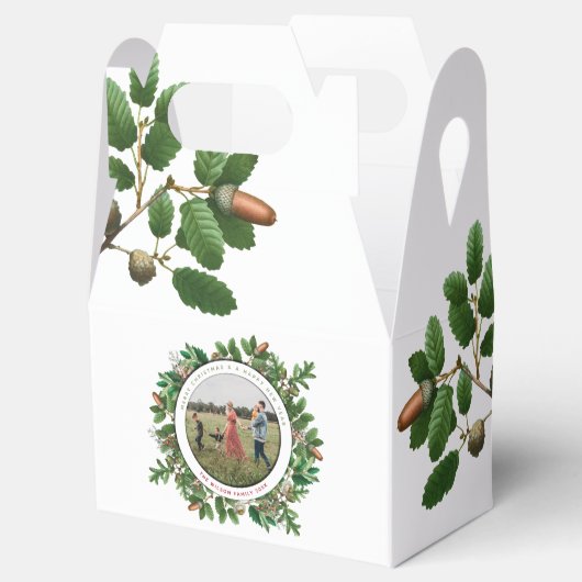 kerstfoto's van Acorn Wreate Bedankdoosjes (Geopend)