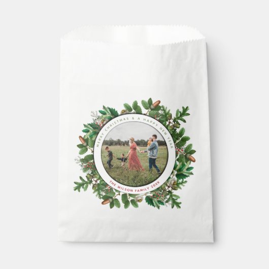 kerstfoto's van Acorn Wreate Bedankzakje (Voorkant)