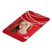 Kerstfoto's voor Merry & Bright Sparking Lights Magneet (Linkerzijde)