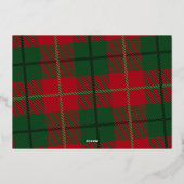 Kerstfotoscript Gold JOY - kerstcadeautje Folie Feestdagenkaart (Achterkant)