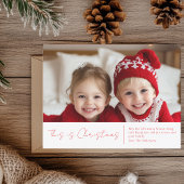 Kerstfotoserie | Briefkaart Rode Joy