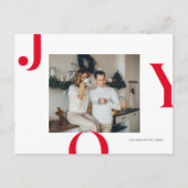 Kerstfotoserie | Briefkaart Rode Joy (Voorkant)