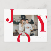 Kerstfotoserie | Briefkaart Rode Joy (Voorkant)