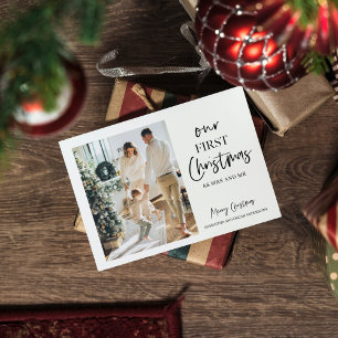 Kerstfotoserie Eerste Kerstdag Briefkaart