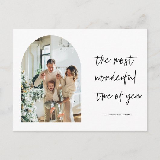 Kerstfotoserie | Geweldige feestdag Briefkaart (Voorkant)