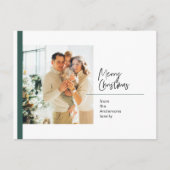 kerstfotoserie | GreenMerry-kerst Briefkaart (Voorkant)