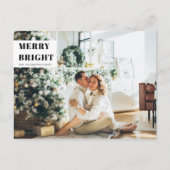 Kerstfotoserie | Merry Bright | Vakantie Briefkaart (Voorkant)