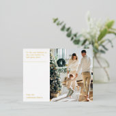 Kerstfotoserie | PRETTIGE FEESTDAGEN BRIEFKAART (Staand Voorkant)