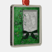 Kerstfotoversiering Metalen Ornament (Rechts)