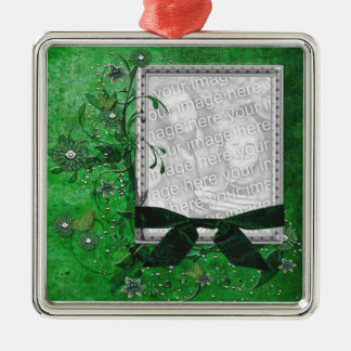 Kerstfotoversiering Metalen Ornament