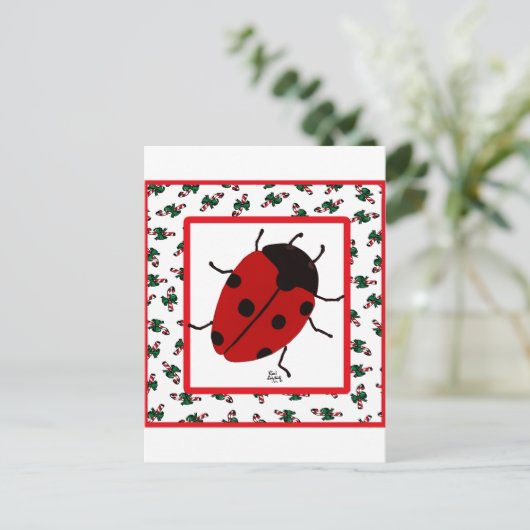 Kerstfout in juli feestdagenkaart (Staand voorkant)