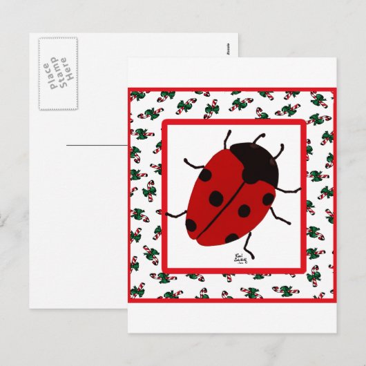 Kerstfout in juli feestdagenkaart (Voorkant / Achterkant)