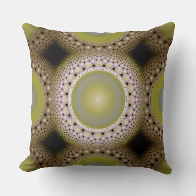 kerstfractal kussen (Voorkant)