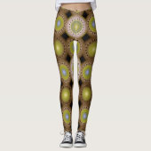 kerstfractal leggings (Voorkant)
