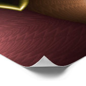 Kerstfractal Spiral Poster (Hoek)