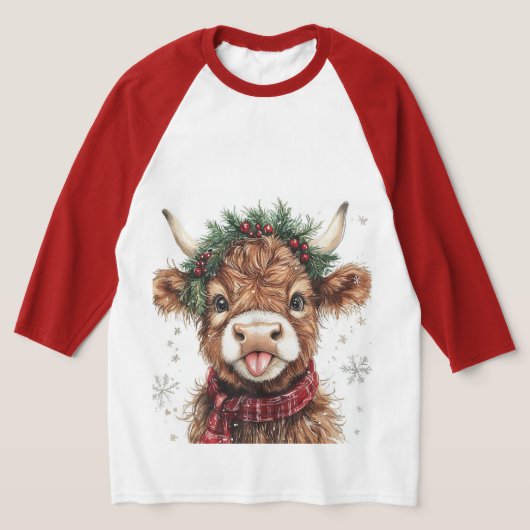 Kerstframbozen T-shirt (Laagn)