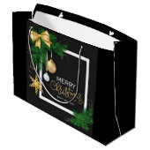 Kerstframe grote cadeautas (Achterkant Gekanteld)