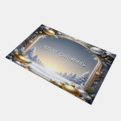 Kerstframe Vakantie Deurmat (Schuin)